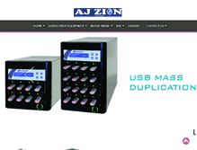 Tablet Screenshot of ajzion.com